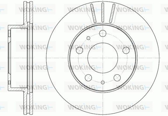 WOKING D6504.10: Piduriketas Esisild, Ø: 300mm, õhutusega, Ø: 300mm