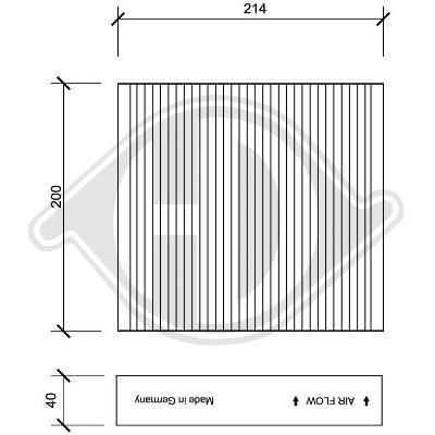 DIEDERICHS DCI0137: Pollenfilter Pollenfilter, Climate