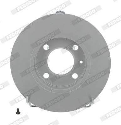 FERODO DDF042C: Féktárcsa Ø: 239mm, tele, Ø: 239mm, bevonatolt, csavarokkal PREMIER Coat+ disc