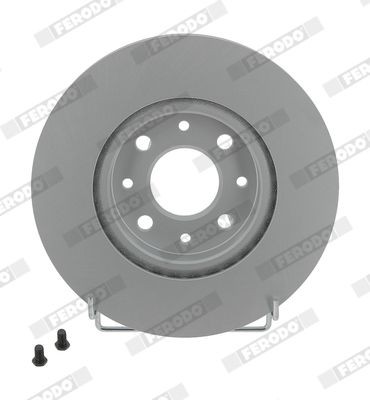 FERODO DDF521C: Piduriketas Ø: 257mm, õhutusega, Ø: 257mm, kaetud, koos kruvidega PREMIER Coat+ disc