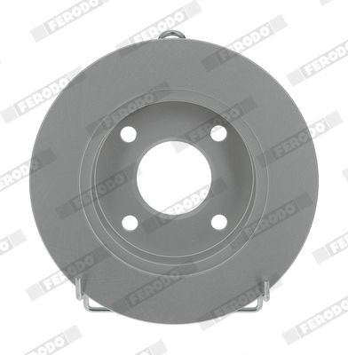 FERODO DDF845C: Piduriketas Ø: 240mm, täis, Ø: 240mm, kaetud, ilma kruvideta PREMIER Coat+ disc