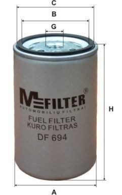 MFILTER DF 694: Kraftstofffilter
