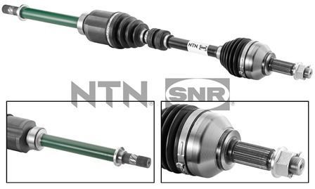 SNR DK68.008: Полуоска на предната ос отдясно, 969mm