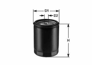 CLEAN FILTER DO 224: Eļļas filtrs