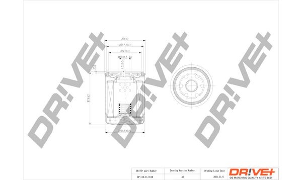 Dr!ve+ DP1110.11.0110: Filtru ulei