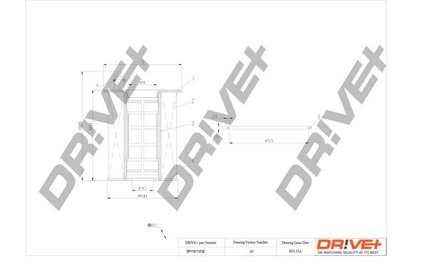 Dr!ve+ DP1110.11.0132: Oliefilter