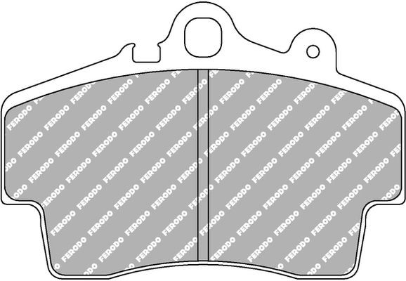 FERODO RACING FCP1307W: Stabdžių kaladėlės DS1.11