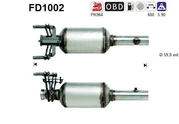 AS FD1002: Tahmafilter