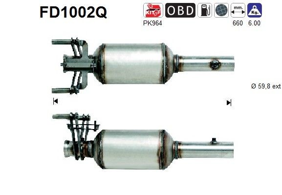 AS FD1002Q: Tahmafilter