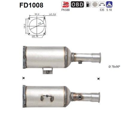 AS FD1008: Tahmafilter