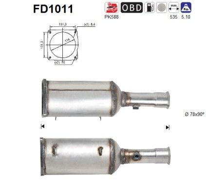 AS FD1011: Tahmafilter