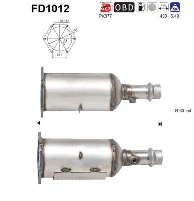 AS FD1012: Tahmafilter