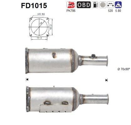AS FD1015: Tahmafilter