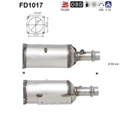 AS FD1017: Tahmafilter
