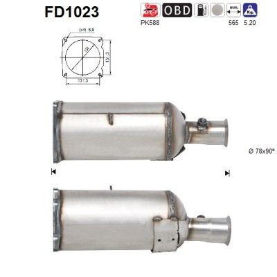 AS FD1023: Tahmafilter