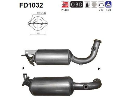 AS FD1032: Tahmafilter