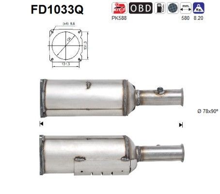 AS FD1033Q: Tahmafilter
