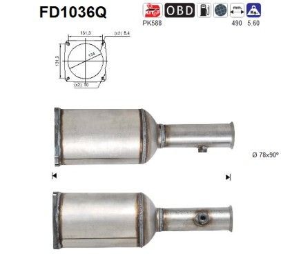 AS FD1036Q: Tahmafilter