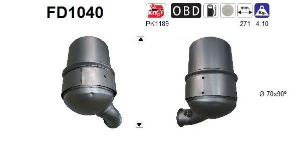 AS FD1040: Tahmafilter