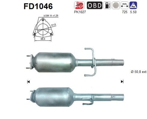 AS FD1046: Tahmafilter