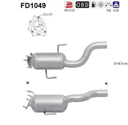 AS FD1049: Tahmafilter
