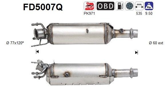 AS FD5007Q: Tahmafilter