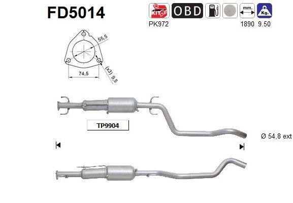 AS FD5014: Tahmafilter
