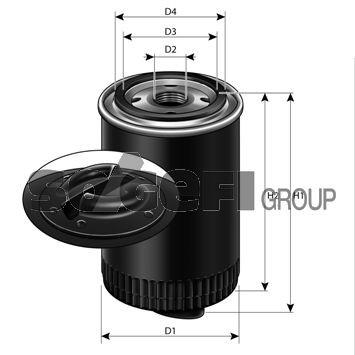 SogefiPro FT0479/B: Oliefilter
