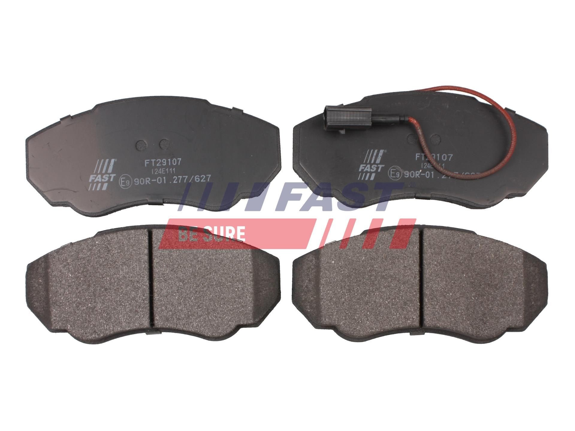 FAST FT29107: Plaquettes de frein Essieu avant