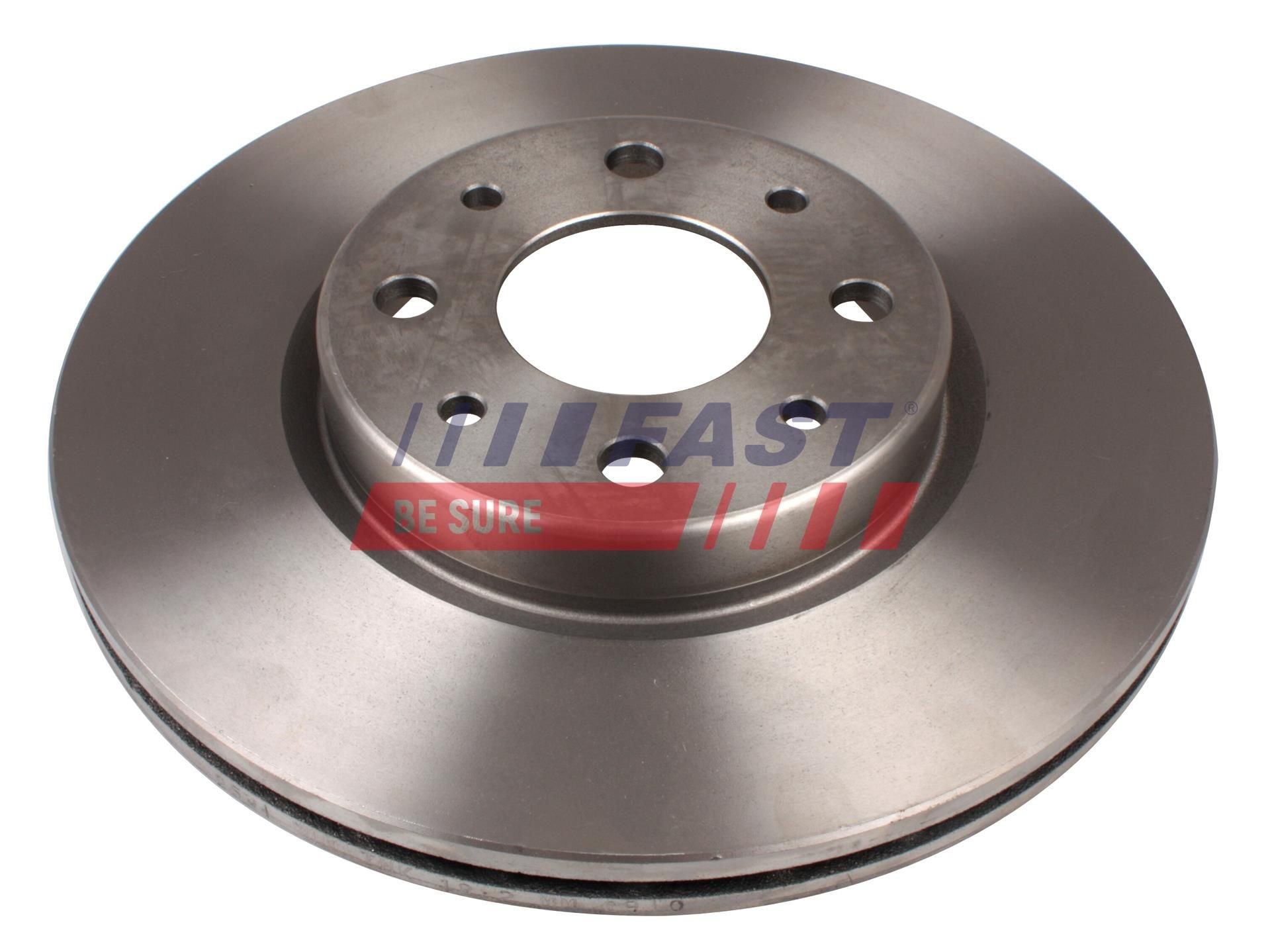 FAST FT31016: Bremžu diski Priekšējais tilts, Ø: 257mm, ventilējams, Ø: 257mm