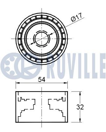 RUVILLE 915484: Μπαλάκι ψαλιδιού 19,90mm