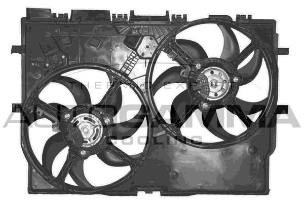 AUTOGAMMA GA220632: Radiaatori ventilaator 390-390mm, koos kanderaamiga