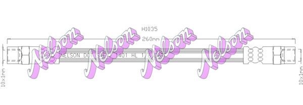 KAWE H1035: Latiguillo de freno