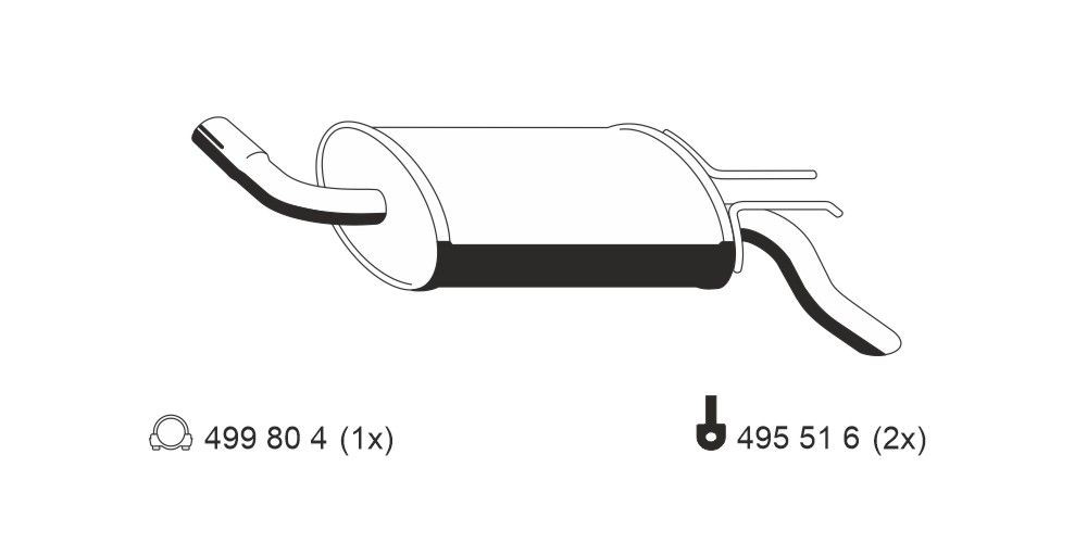 ERNST 520003: Lõppsummuti 730mm