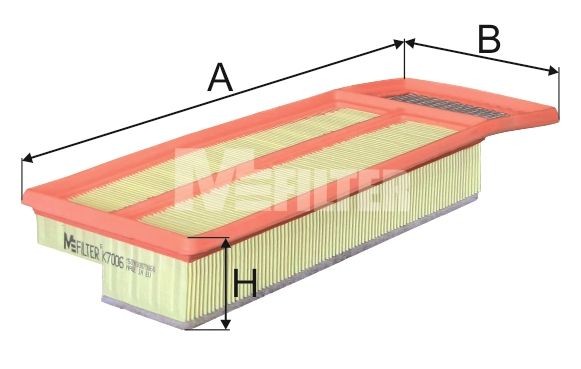 MFILTER K 7006: Luftfilter