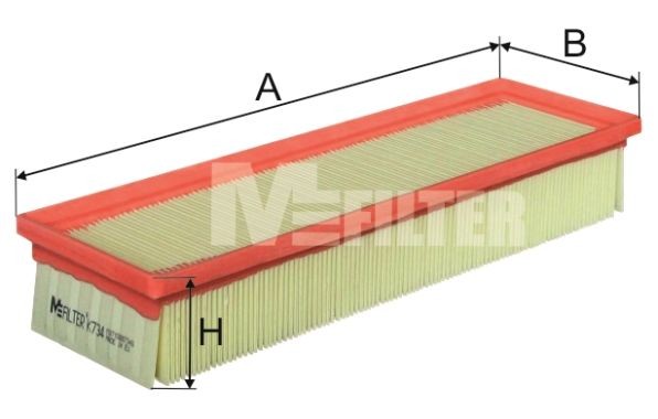 MFILTER K 734: Gaisa filtrs