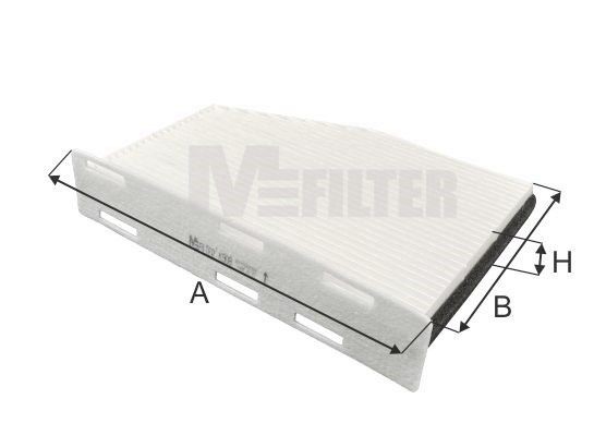 MFILTER K 908: Filtru, aer habitaclu Filtru polen