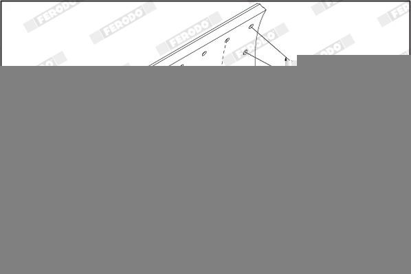 FERODO K19071.0-F3660: Set garnituri de frictiune, frana tambur PREMIER