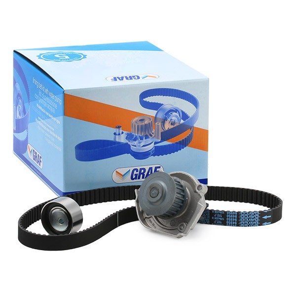 GRAF KP1030-2: Kit cinghia distribuzione, pompa acqua N° denti: 129