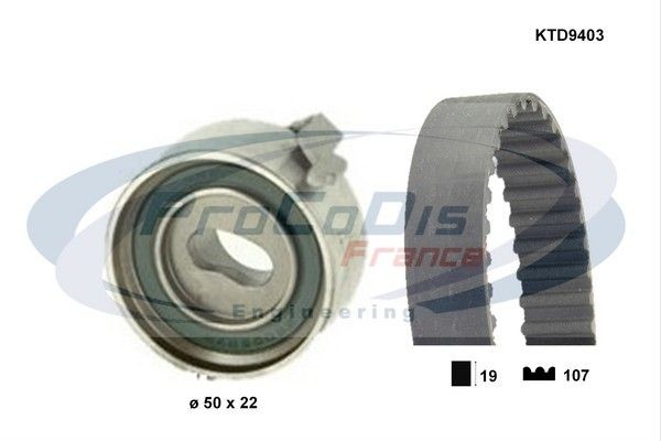 PROCODIS FRANCE KTD9403: Jogo de correias dentadas N.º dentes: 107
