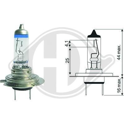 DIEDERICHS LID10063: Pære, forlys More Light +90%