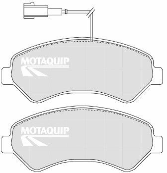 MOTAQUIP LVXL1339: Piduriklotsid koos poltidega