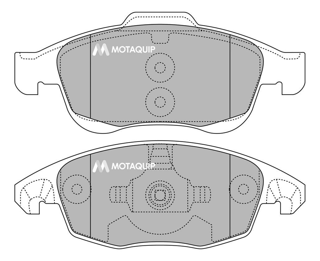 MOTAQUIP LVXL1372: Kit pastiglie freni