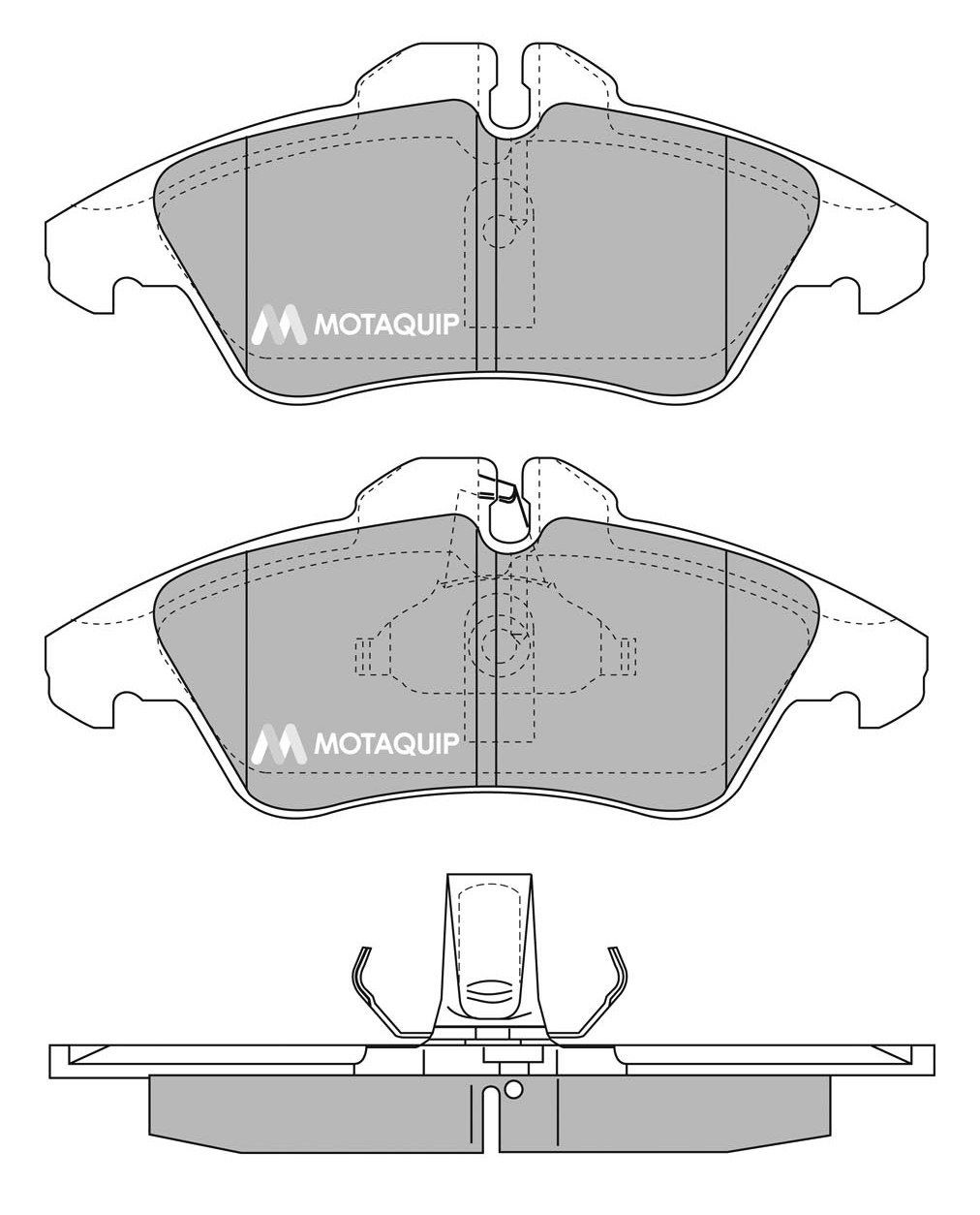 MOTAQUIP LVXL177: Piduriklotsid