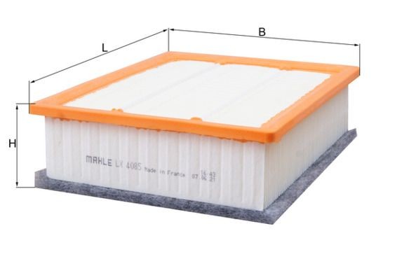 KNECHT LX 4085: Gaisa filtrs