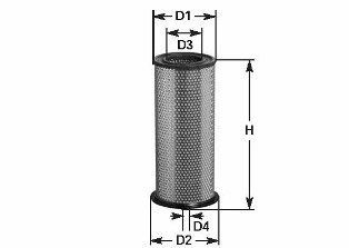 CLEAN FILTER MA1409: Vzduchový filtr