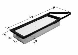CLEAN FILTER MA3136: Filtro aria