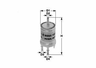 CLEAN FILTER MBNA1503: Degvielas filtrs