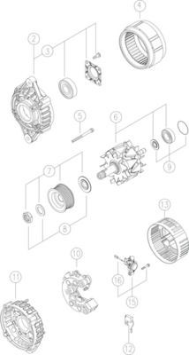 MAHLE ORIGINAL MG 594: Laturi 90A