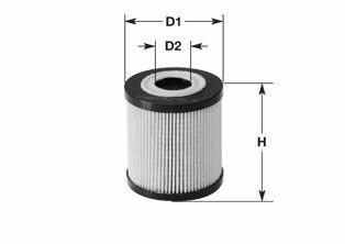 CLEAN FILTER ML1727: Eļļas filtrs